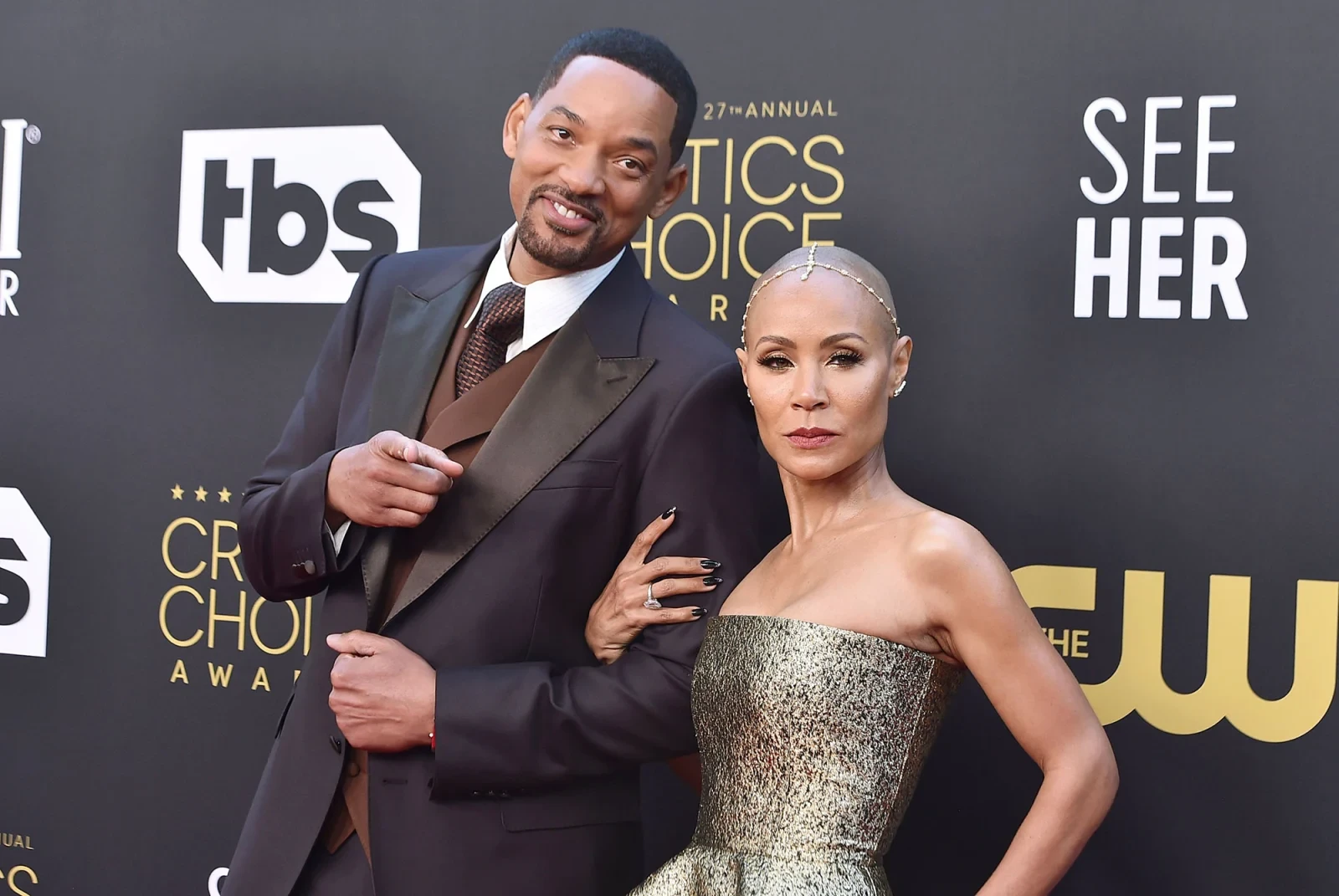 Will Smith and Jada Pinkett Smith at an event