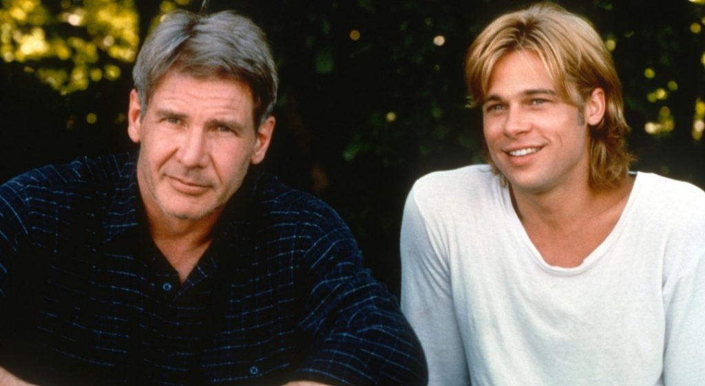 Brad Pitt and Harrison Ford in The Devil's Own 