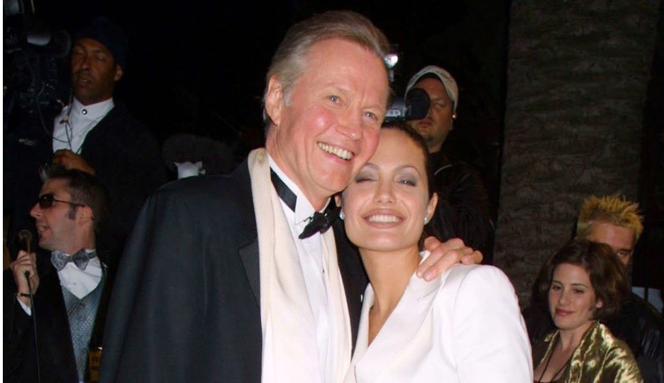 Angelina Jolie With Dad, Jon Voight