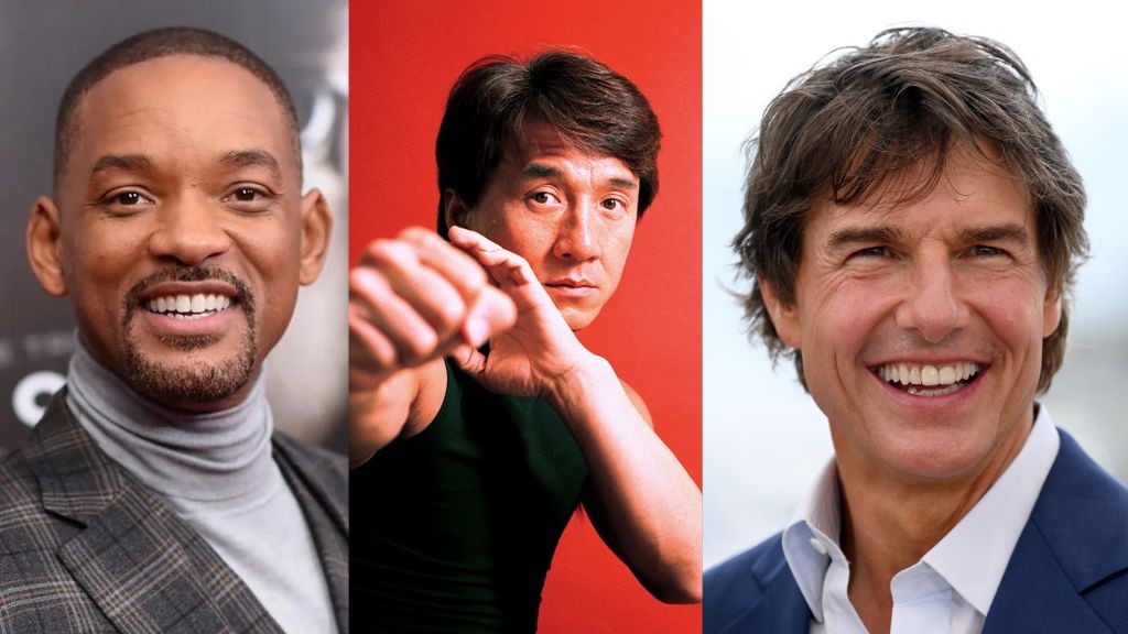 Will Smith, Jackie Chan, and Tom Cruise