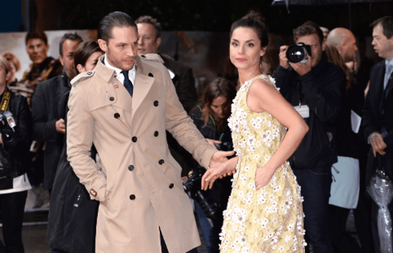 Tom Hardy and Charlotte Riley 