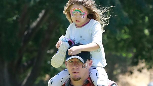 Channing Tatum with Daughter