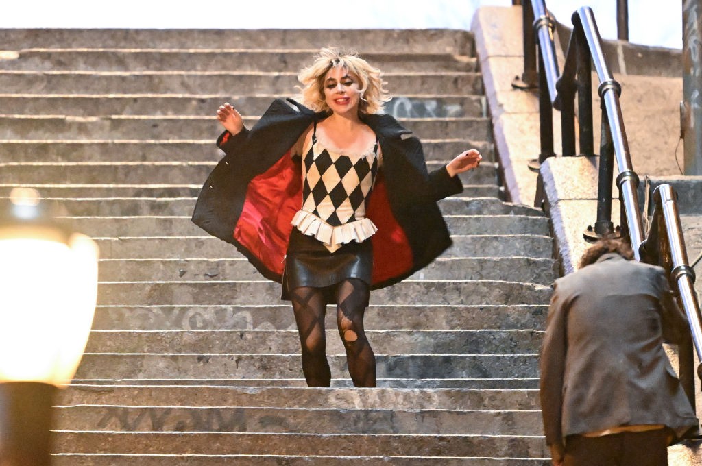 Lady Gaga on the sets of Joker: Folie à Deux