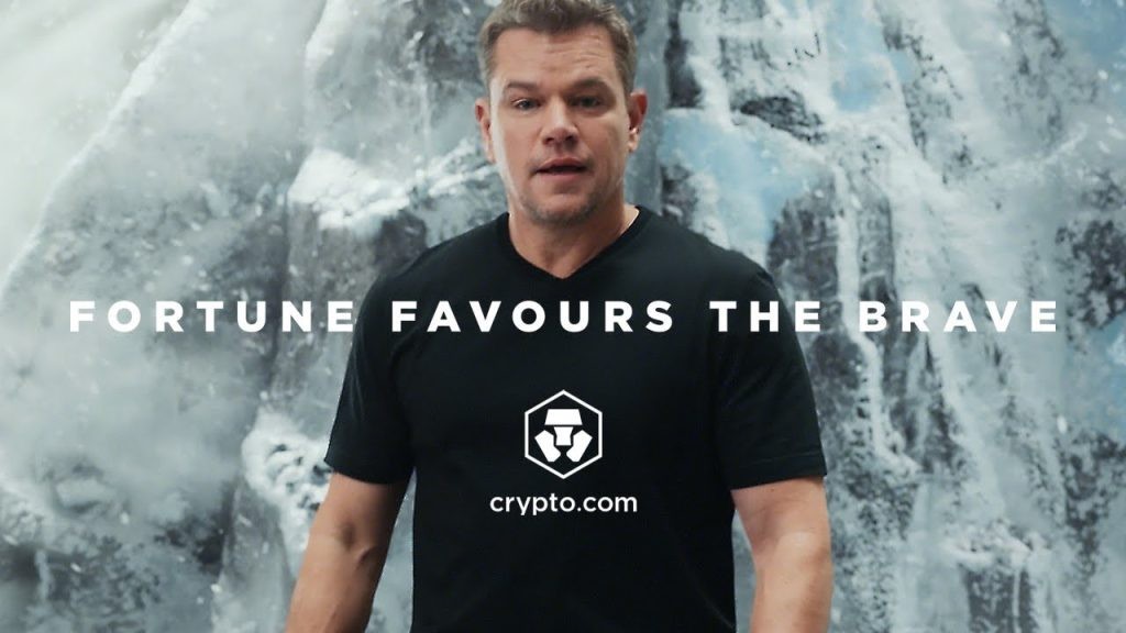 Matt Damon in Crypto.com advertisement