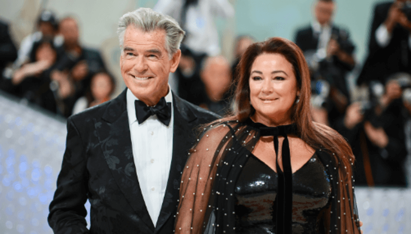 Pierce Brosnan and Keely Shaye Smith 