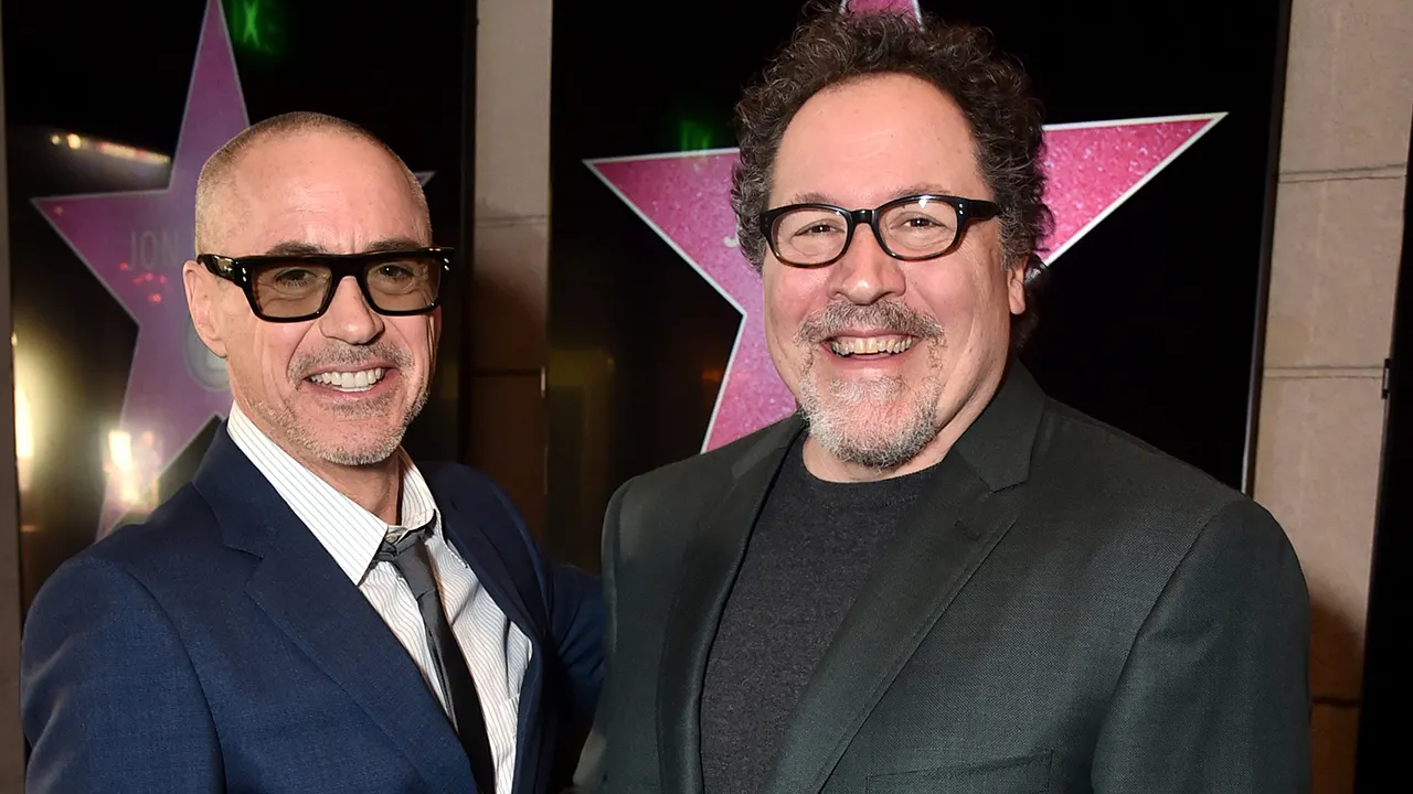 Robert Downey Jr. and Jon Favreau