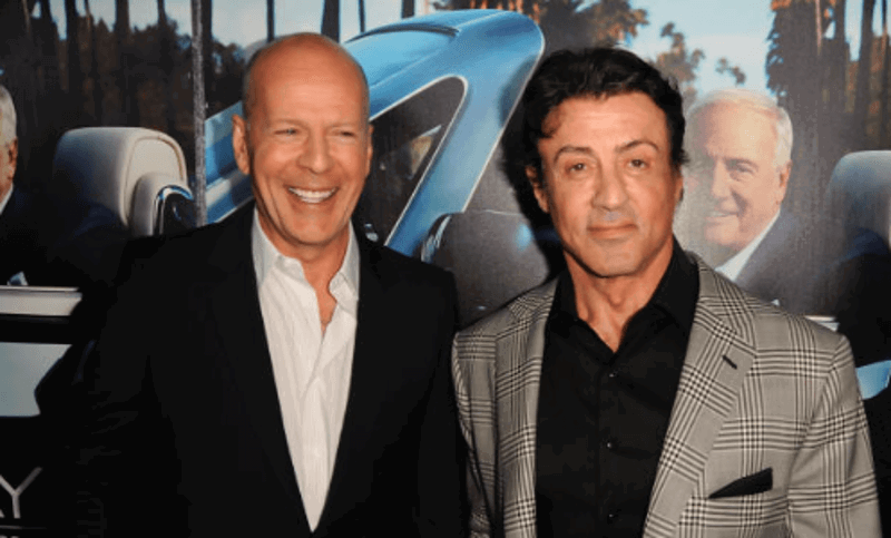 Sylvester Stallone and Bruce Willis