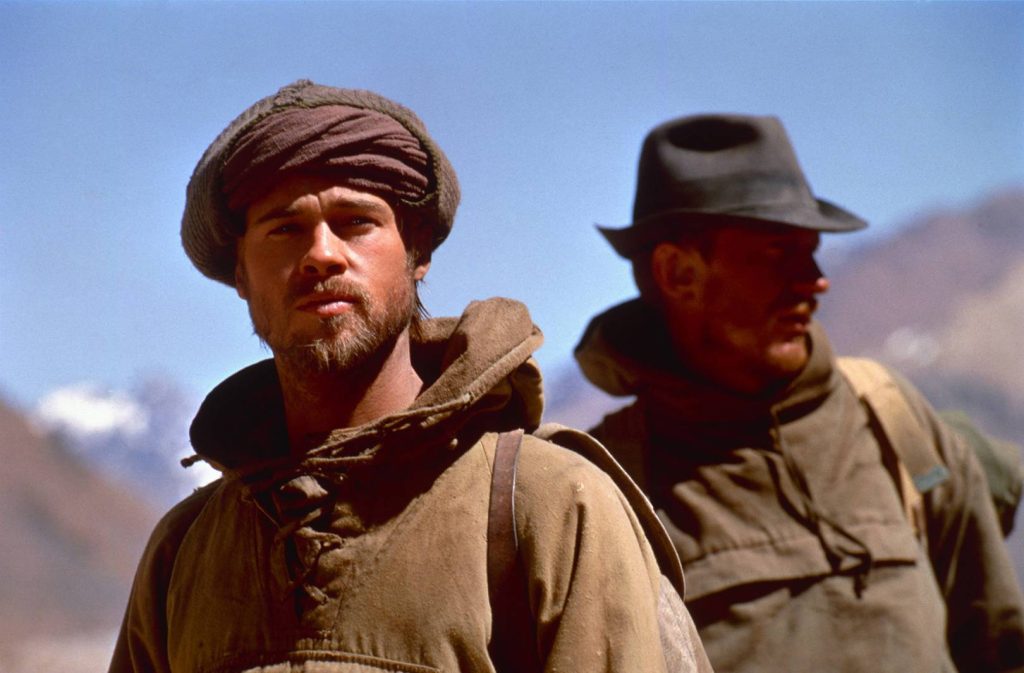 Brad Pitt and David Thewlis in Seven Years in Tibet