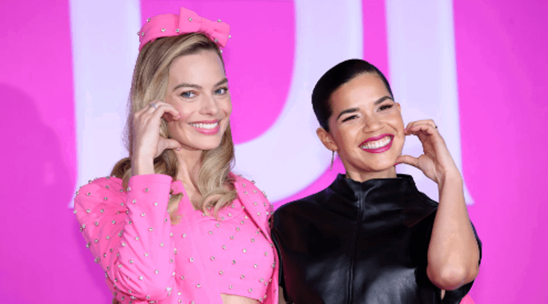 America Ferrera and Margot Robbie