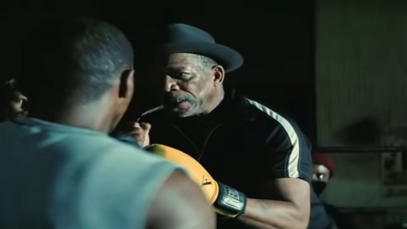 Morgan Freeman and Anthony Mackie's fight in Million Dollar Baby 