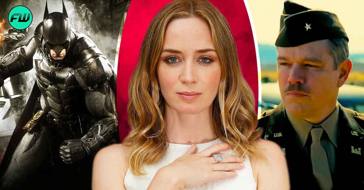 Emily Blunt Felt Her ‘Oppenheimer’ Co-star Matt Damon Used To Be in Love With Batman Star Before Auditioning For His Critically Panned Film