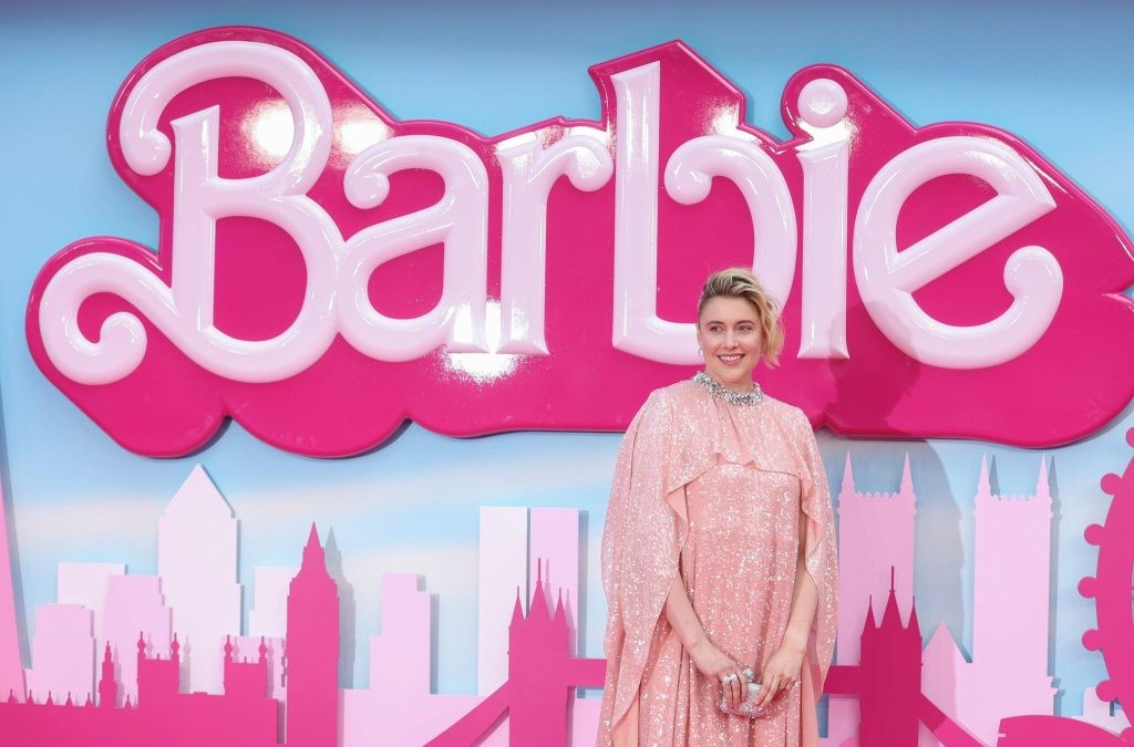 Greta Gerwig at the premiere of Barbie