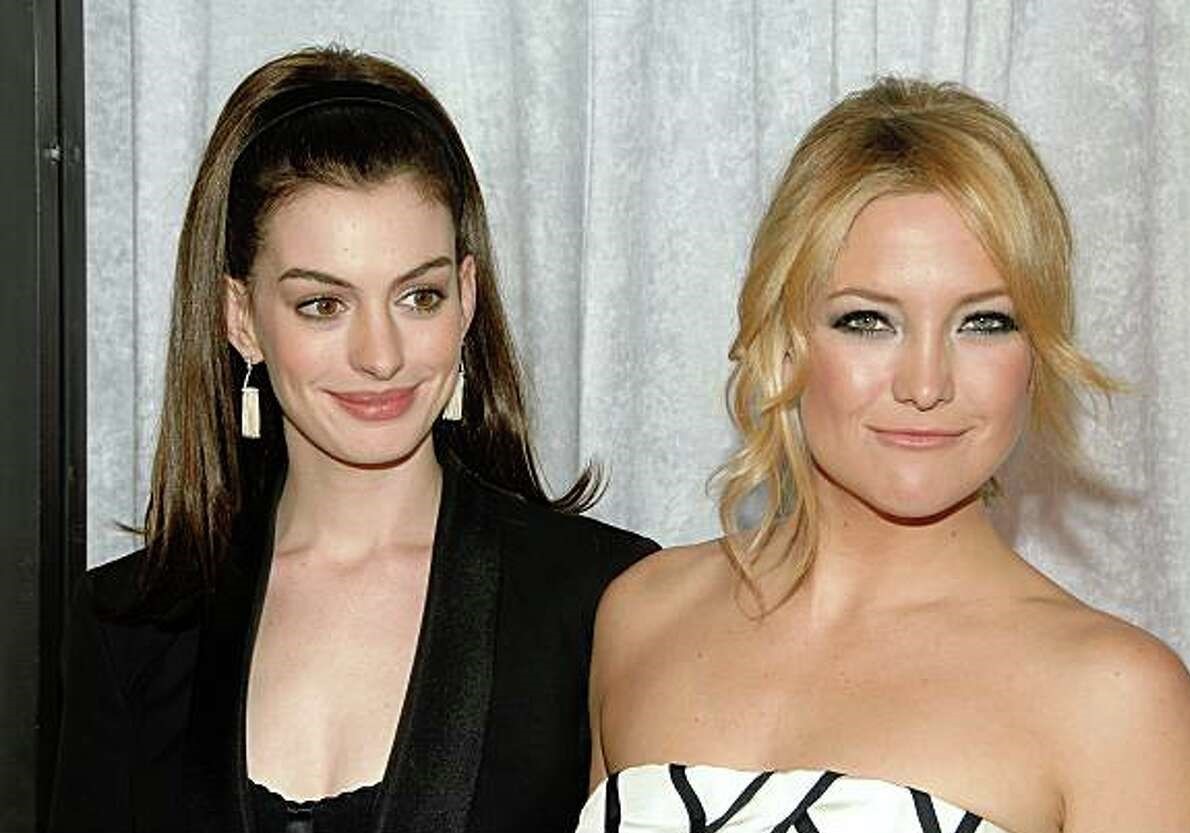 Anne Hathaway and Kate Hudson starred together in Bride Wars