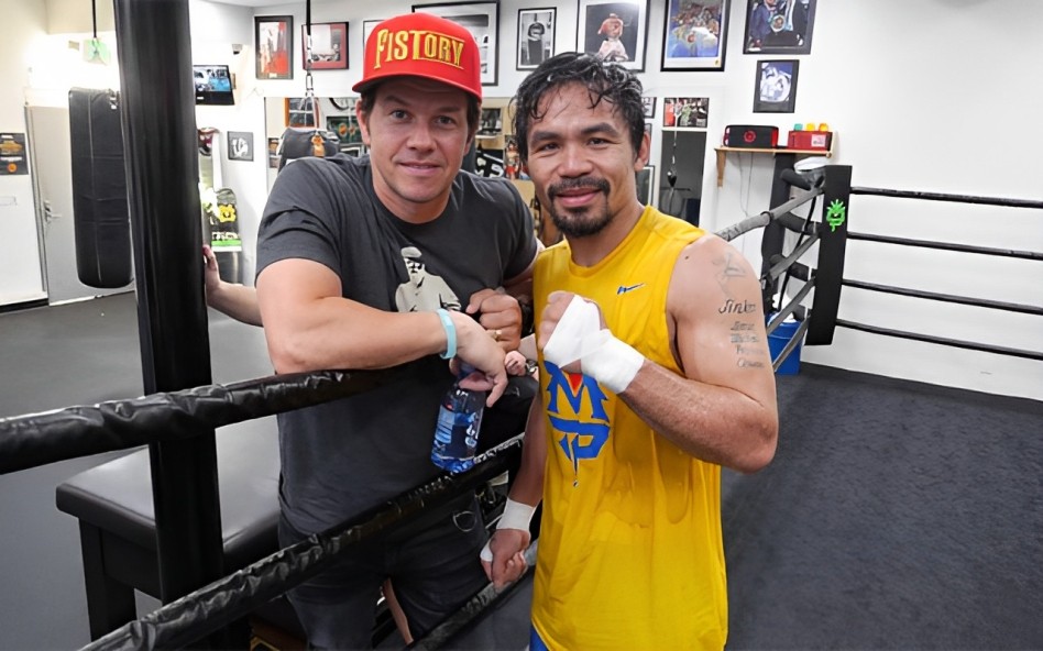 Mark Wahlberg and Manny Pacquiao