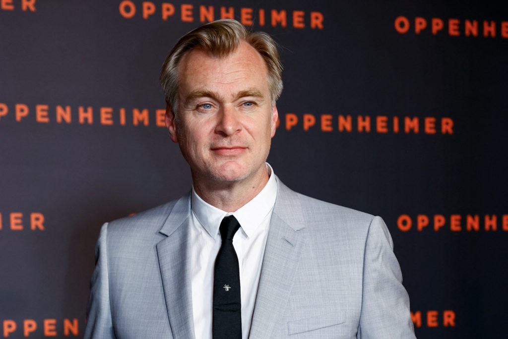 Christopher Nolan at Oppenheimer Premiere