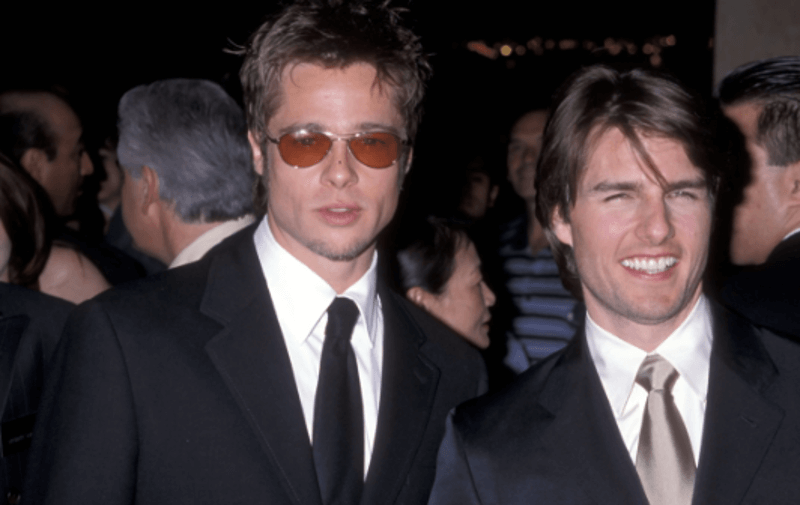 Tom Cruise and Brad Pitt 