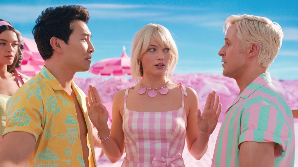 A still from Barbie