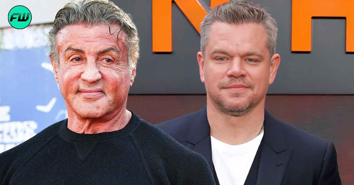 "You guys can't play the parts, they wanted Brad and Leo": Sylvester Stallone Unknowingly Helped Matt Damon Make His Oscar Winning Movie