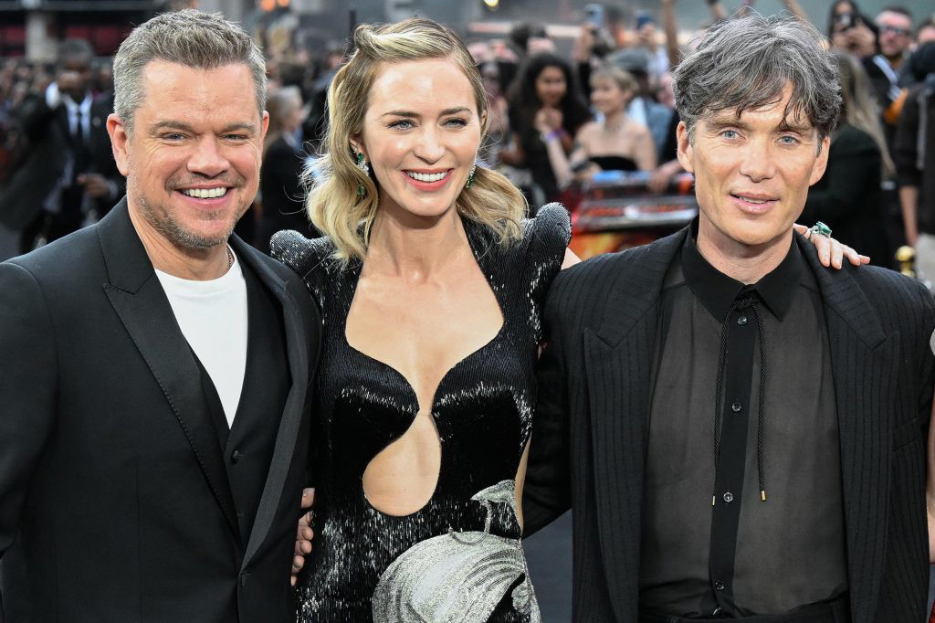 Matt Damon and Emily Blunt reveal they were constantly distracted by Cillian Murphy's eyes on sets
