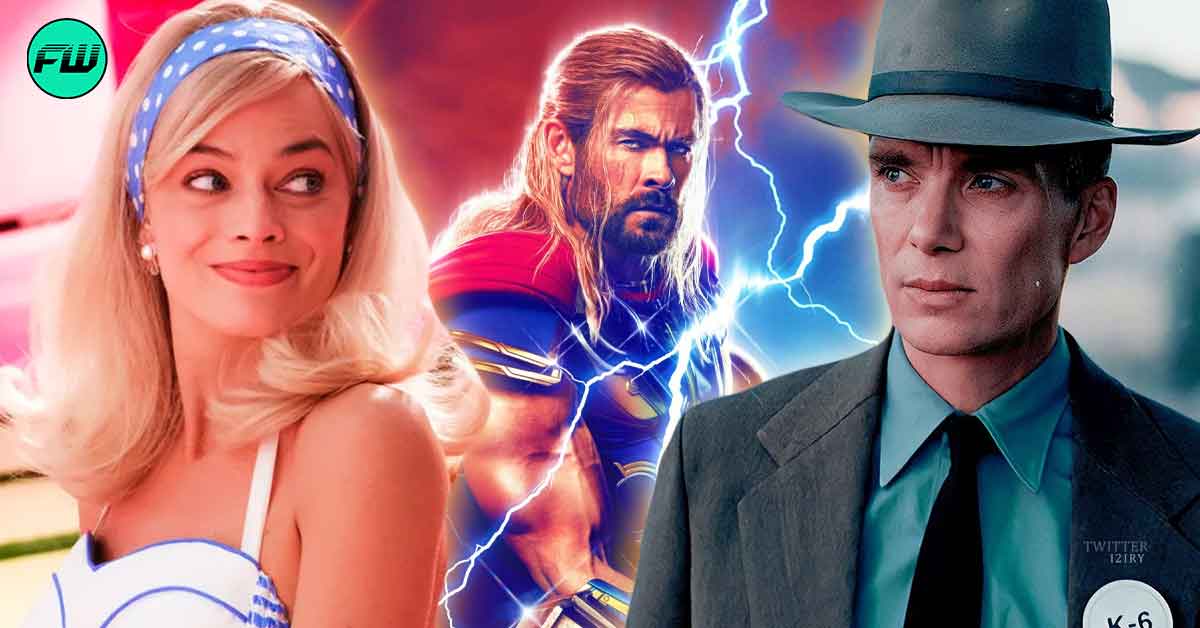 Barbie and Oppenheimer Combined Budget is Less Than Chris Hemsworth’s Thor 4, Fans Trolls Marvel