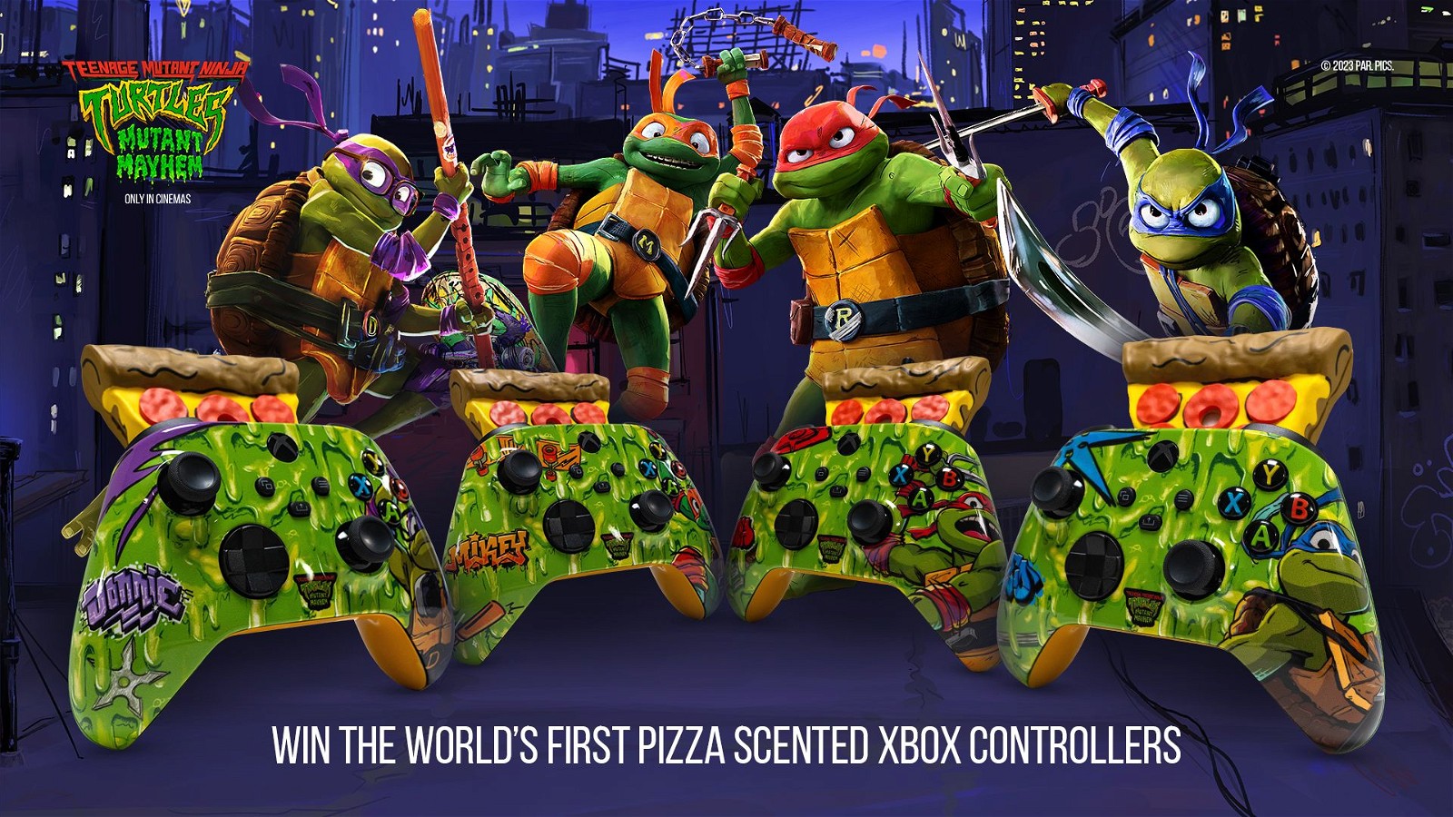 The TMNT Xbox Controller that smells like pizza is the newest sweepstakes prize from Paramount and Microsoft. 