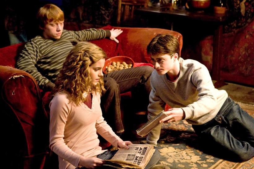 The Harry Potter trio