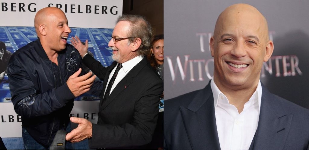 Vin Diesel and Steven Spielberg