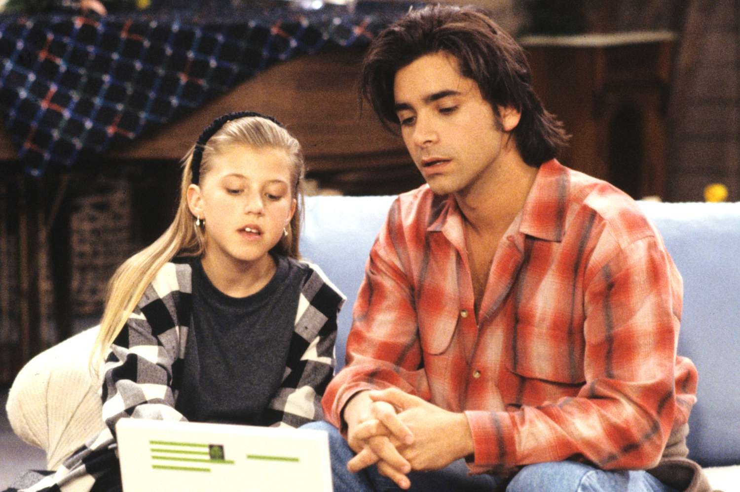 John Stamos and Jodie Sweetin in Full House