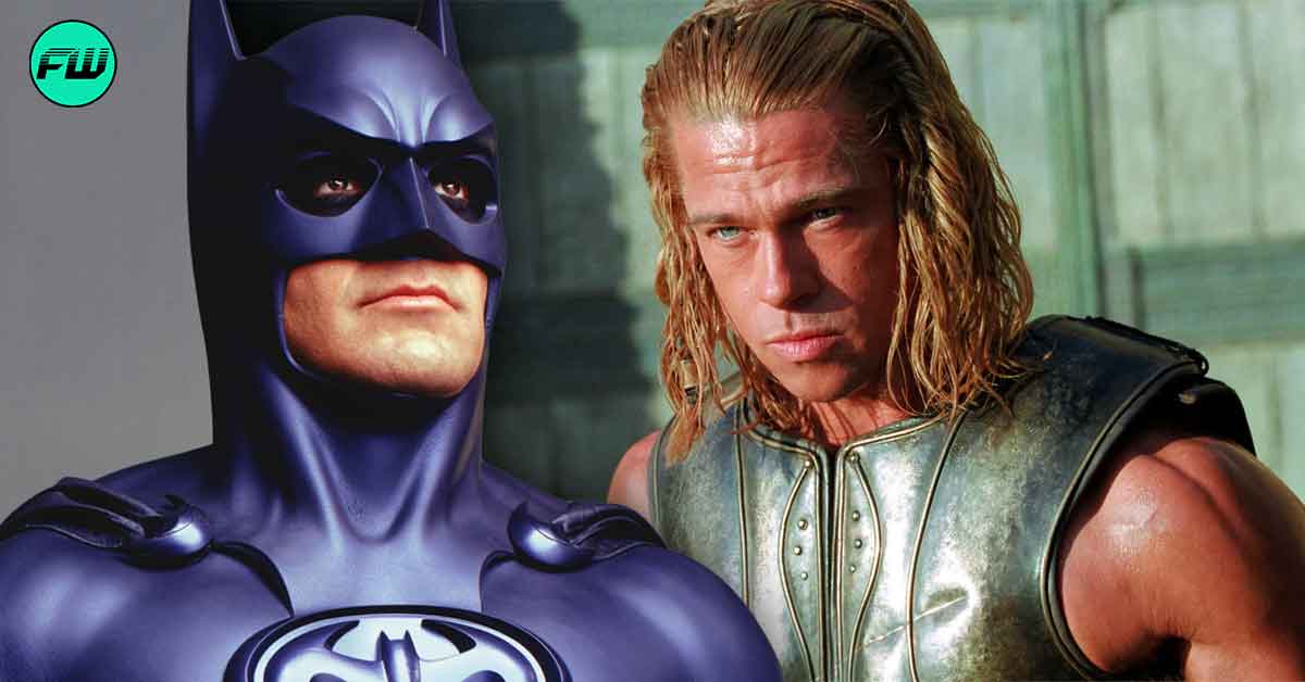 Brad Pitt’s Extraordinary Looks Toppled Close Friend George Clooney as Troy Star’s $45M Movie Co-Star Chose Him Over Batman Actor