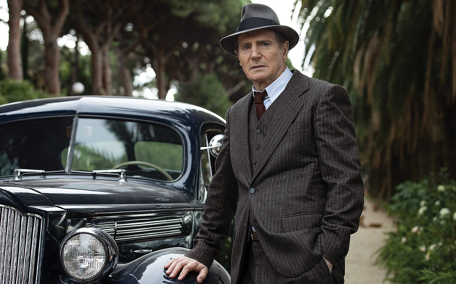 Liam Neeson in Marlowe (2022).