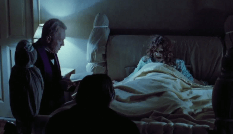 A still from the movie The Exorcist 