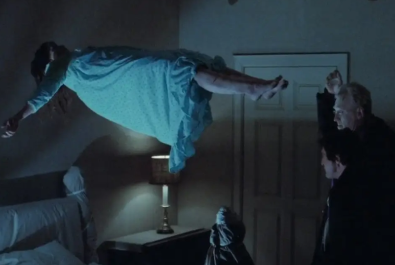 A still from the movie The Exorcist
