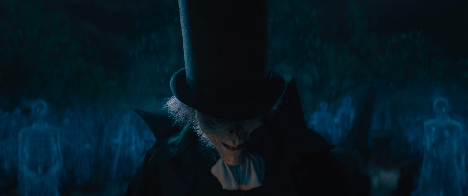 Jared Leto as the Hatbox Ghost in Haunted Mansion