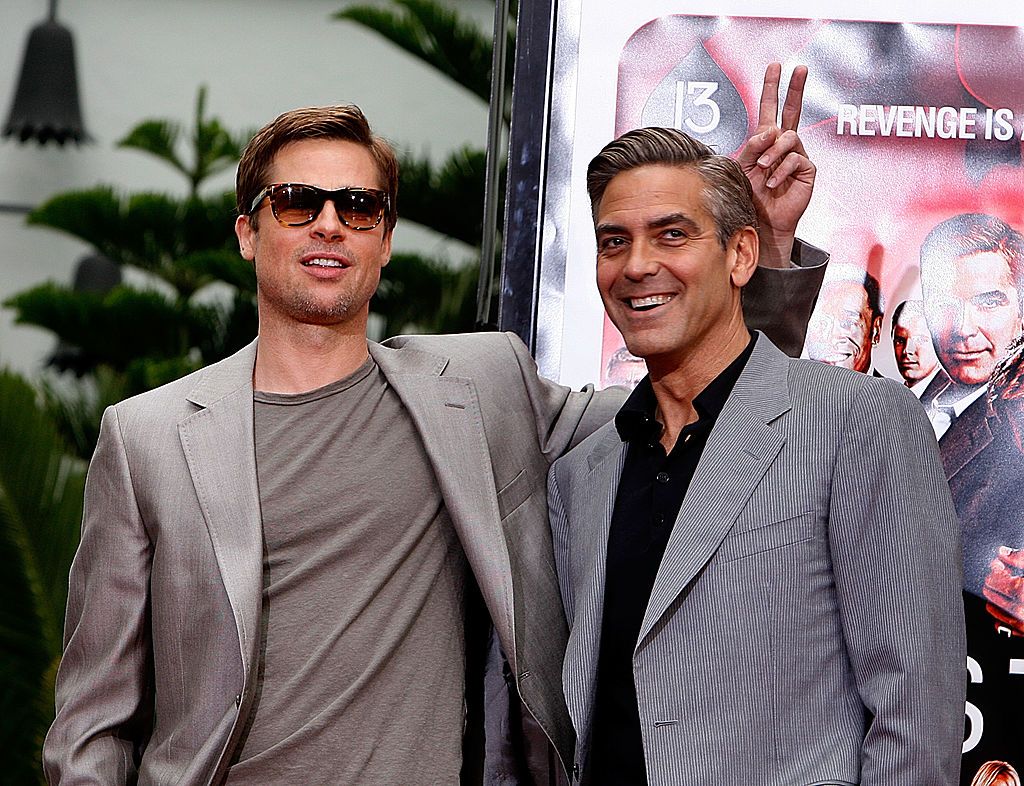 Brad Pitt and George Clooney