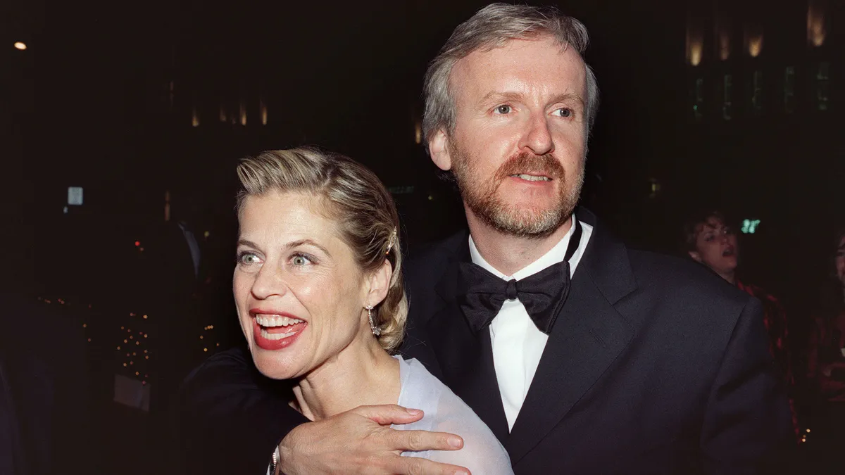 James Cameron And Linda Hamilton