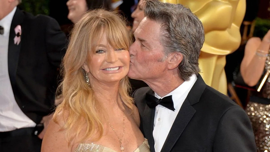 Goldie Hawn and Kurt Russell 