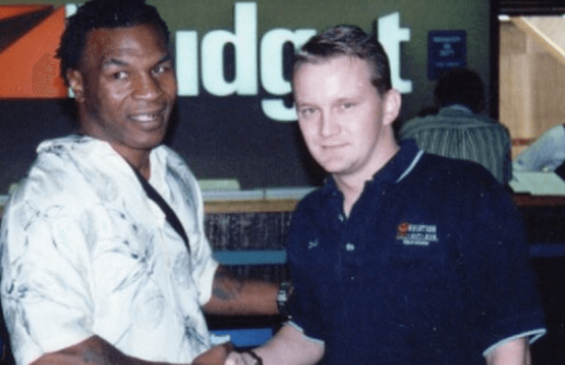 Mike Tyson and Dale Hausner 