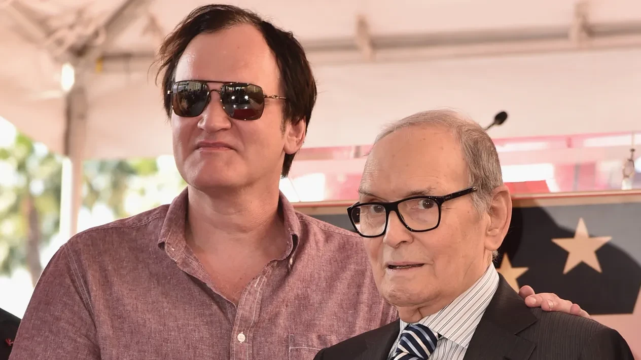 Quentin Tarantino and Ennio Morricone