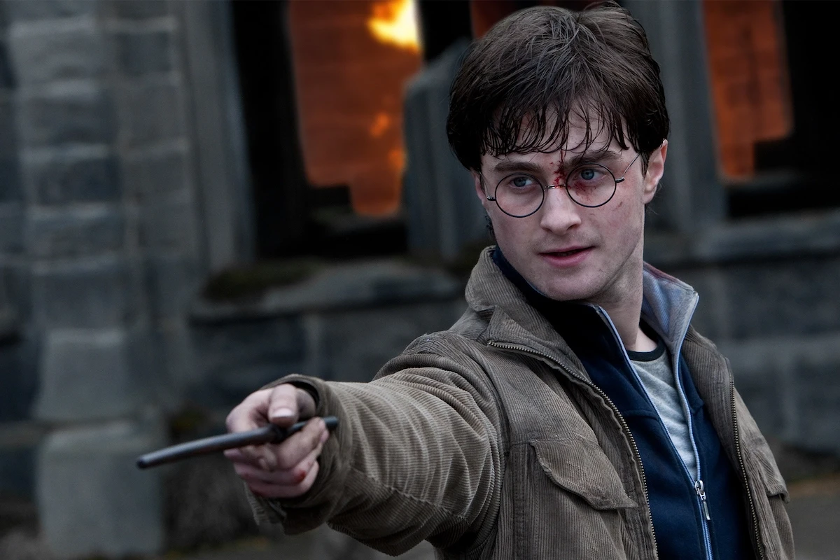 Daniel Radcliffe as the titular protagonist of the Harry Potter franchise