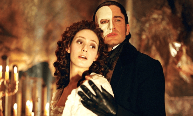 A still from The Phantom of the Opera 