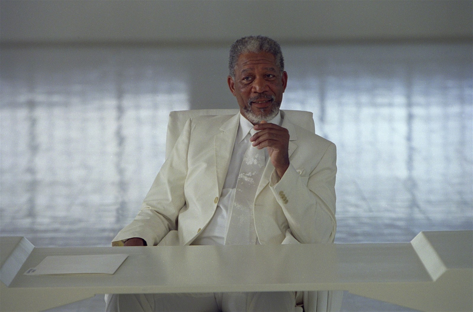 Morgan Freeman as God in a still from Bruce Almighty