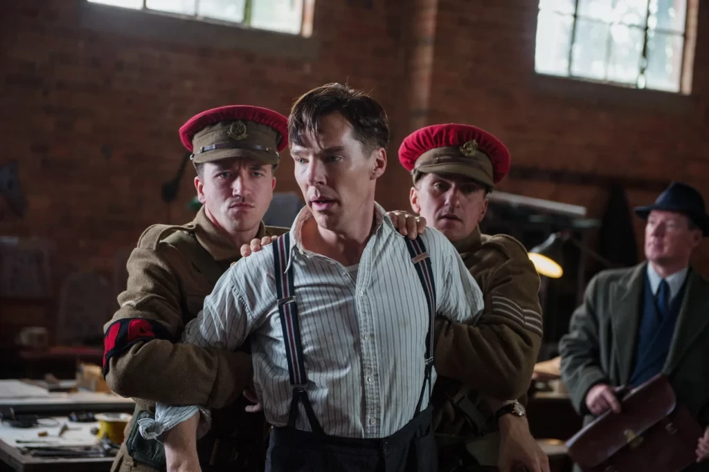 Benedict Cumberbatch in a still from The Imitation Game (2014).