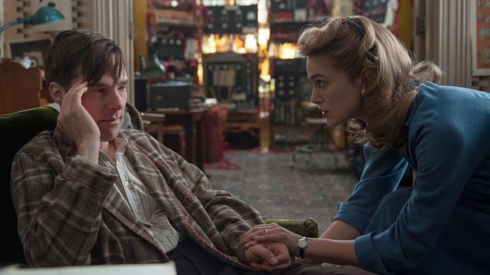 Benedict Cumberbatch and Keira Knightley in The Imitation Game (2014)