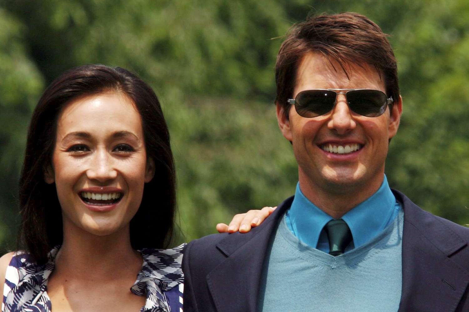 Maggie Q and Tom Cruise