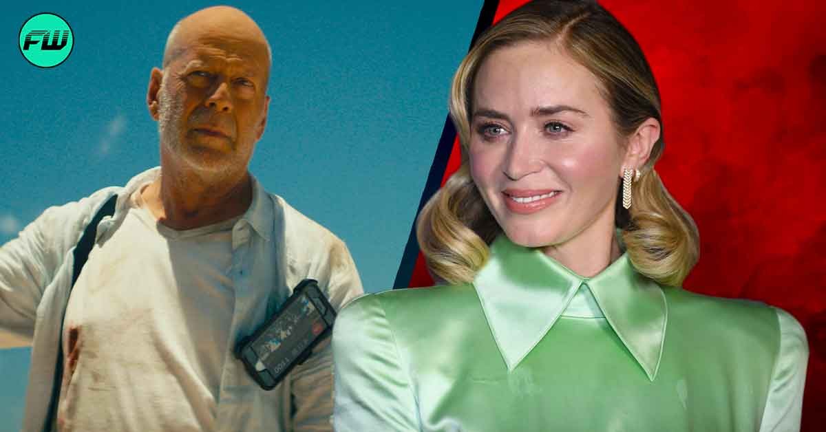 Oppenheimer Star Emily Blunt Was Desperate for $176M Bruce Willis Movie, Agreed Right after Reading Only Half the Script