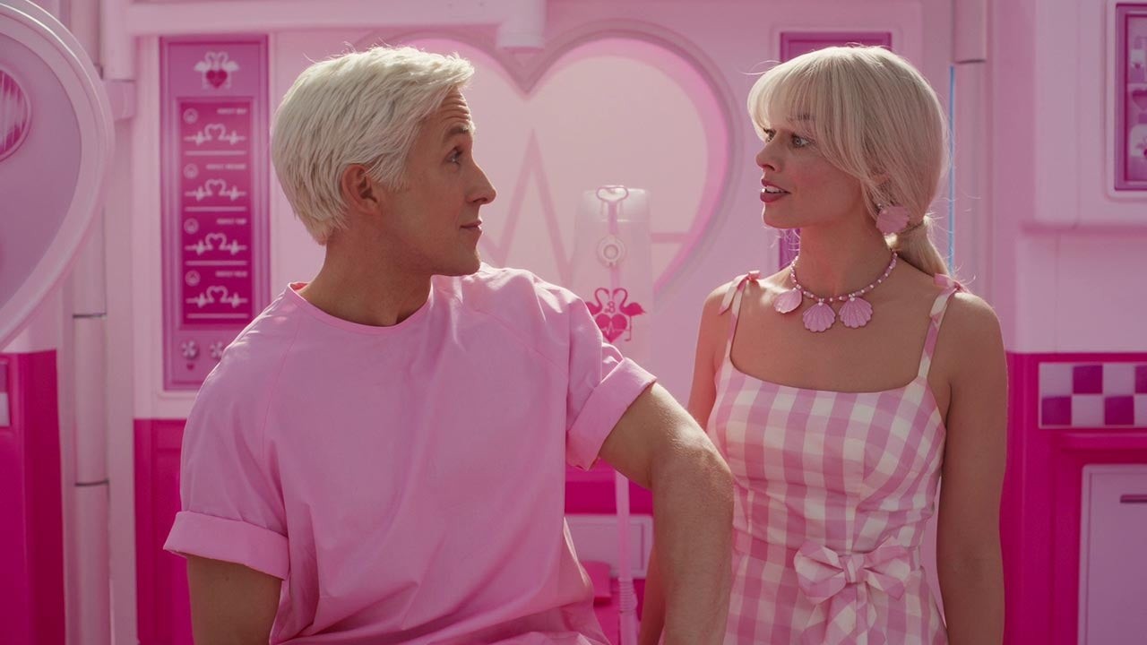 Barbie and Ken in a still from Barbie