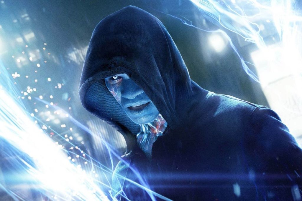 Jamie Foxx as Electro in The Amazing Spider-Man 2