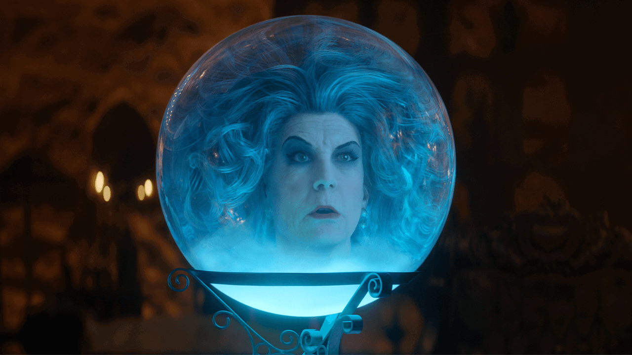 Jamie Lee Curtis as Madame Leota in Haunted Mansion