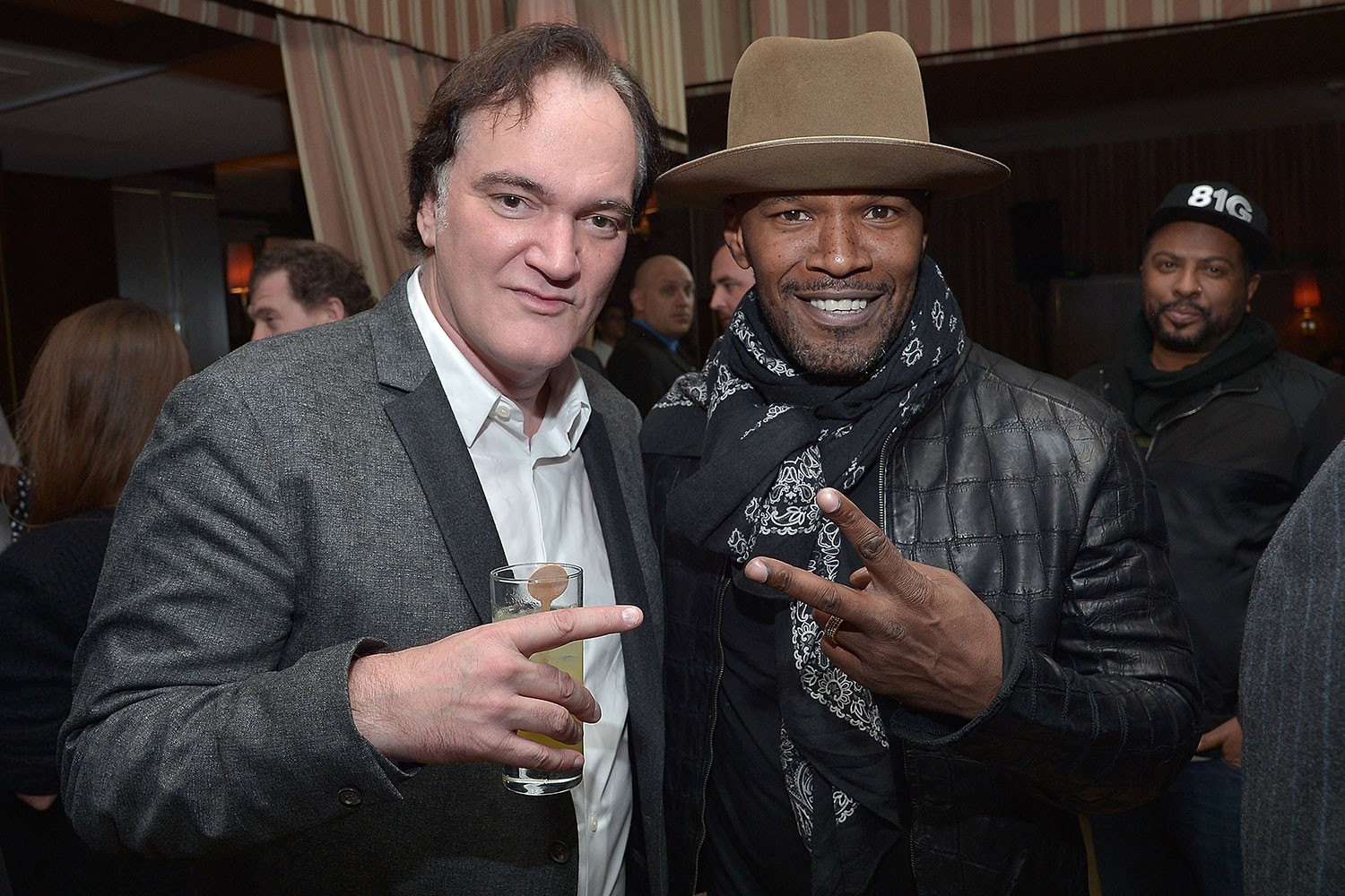 Jamie Foxx and Quentin Tarantino