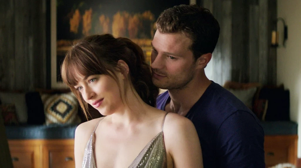 The Fifty Shades franchise openly showcased crude content